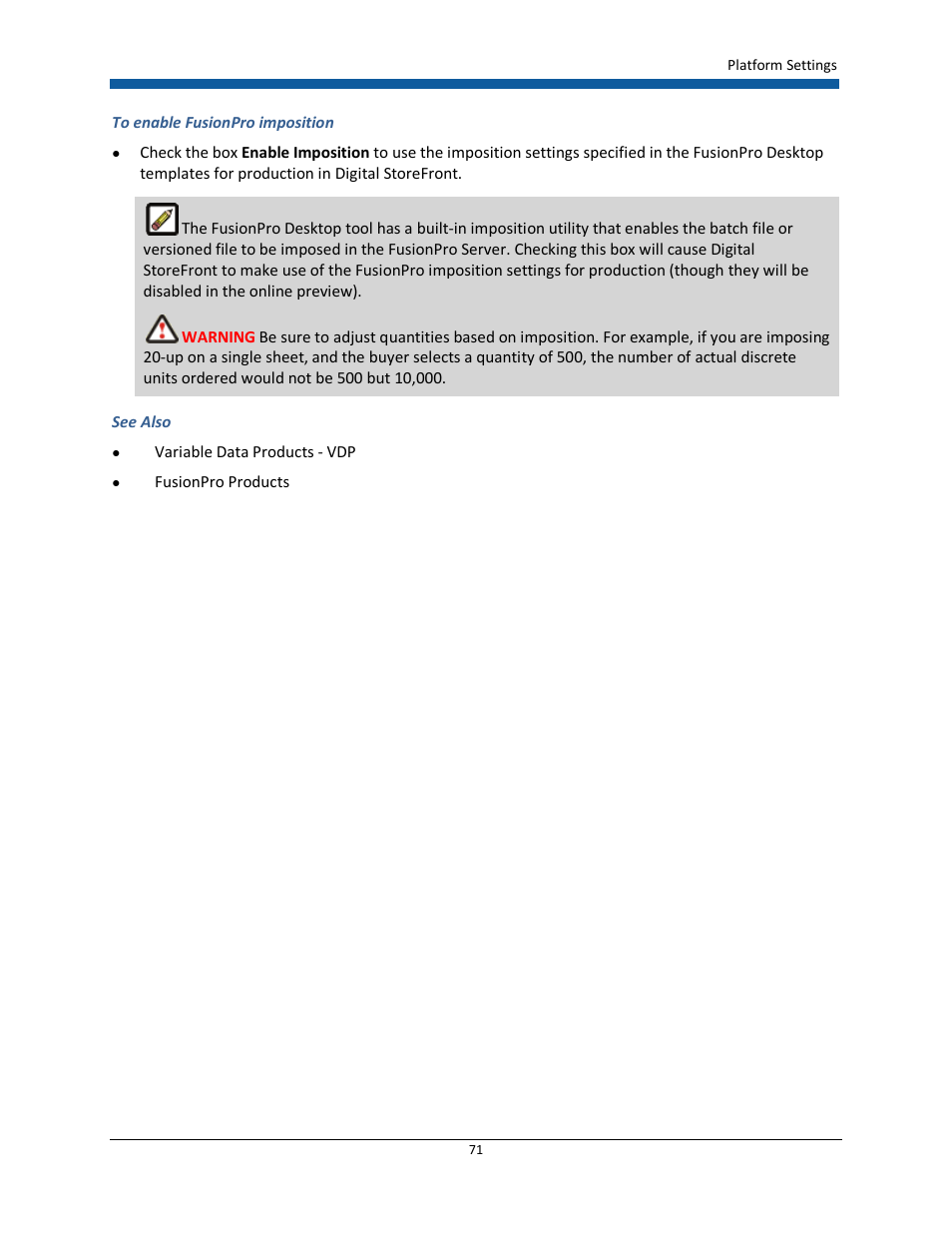 Konica Minolta Digital StoreFront User Manual | Page 71 / 532