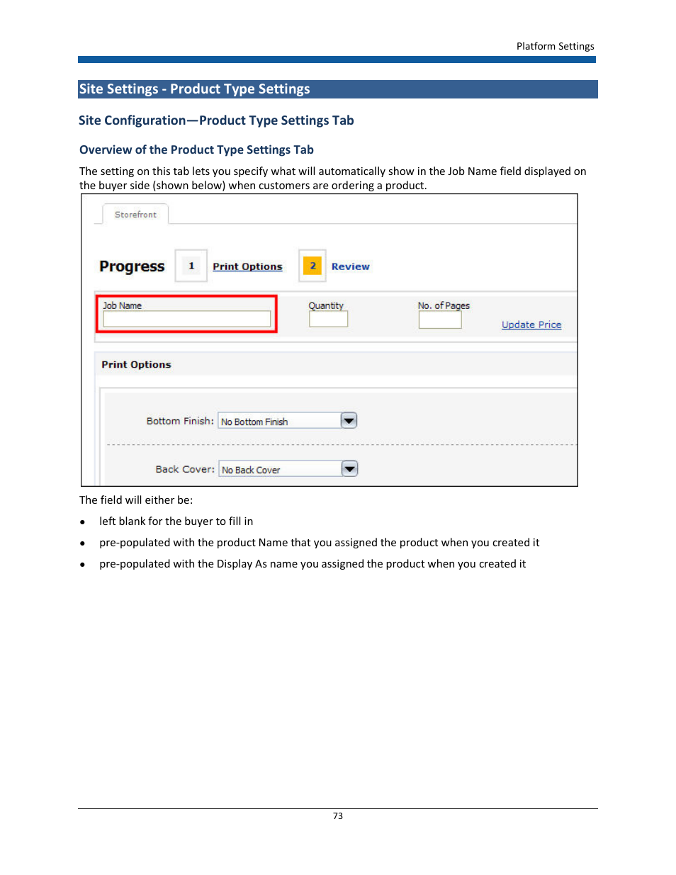 Site settings - product type settings | Konica Minolta Digital StoreFront User Manual | Page 73 / 532