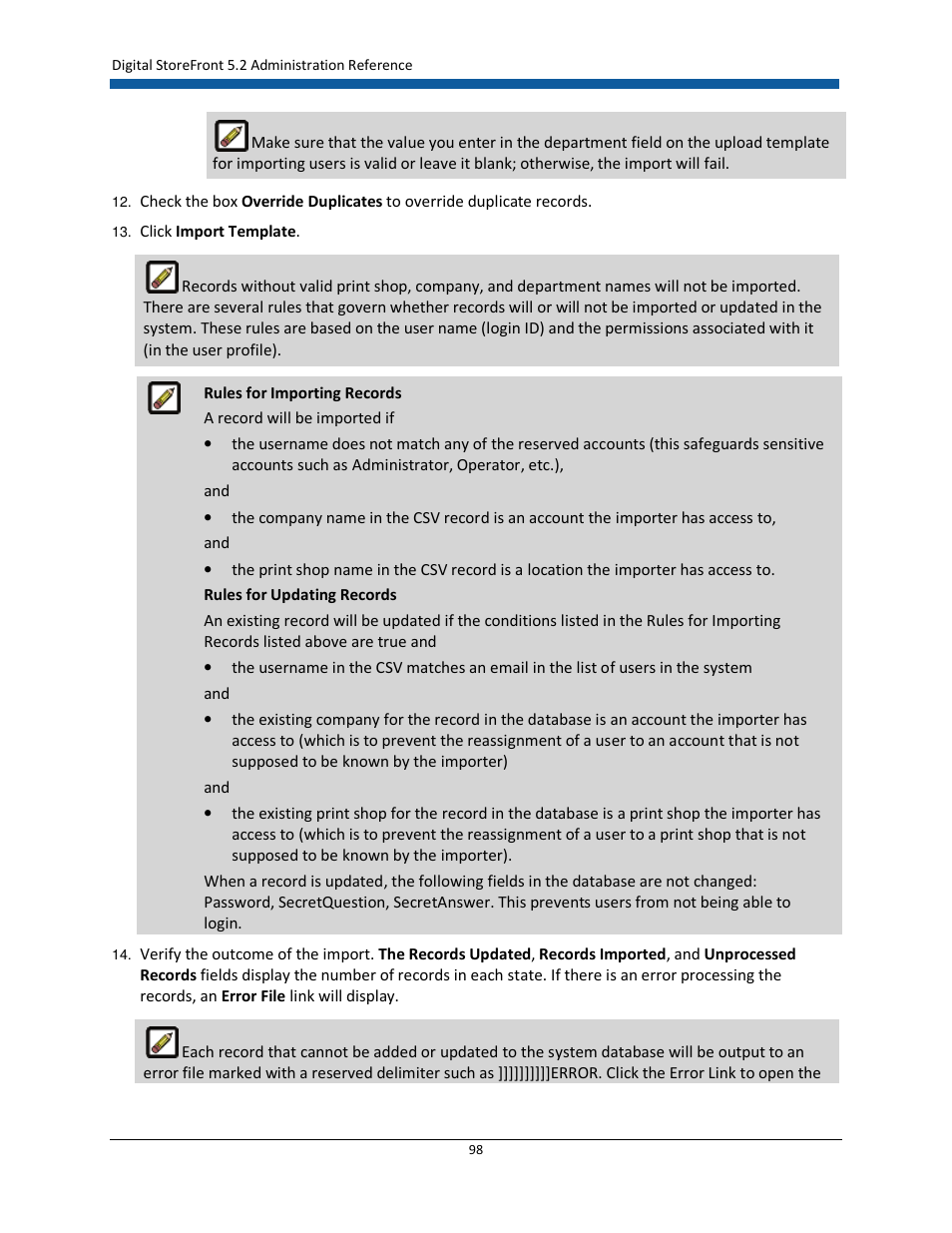 Konica Minolta Digital StoreFront User Manual | Page 98 / 532