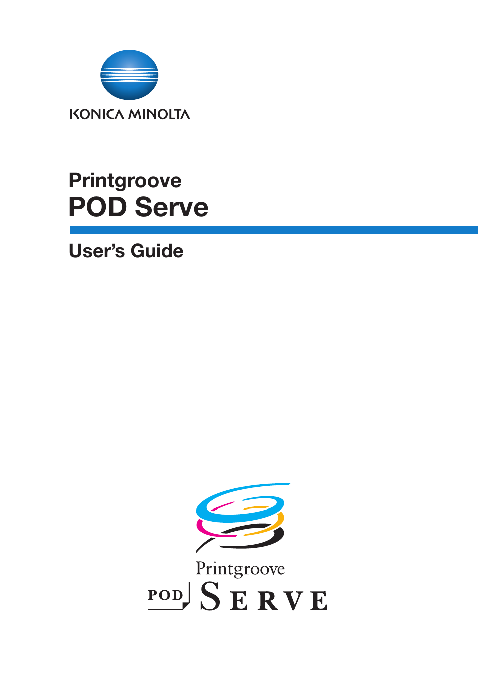 Konica Minolta Printgroove User Manual | 127 pages