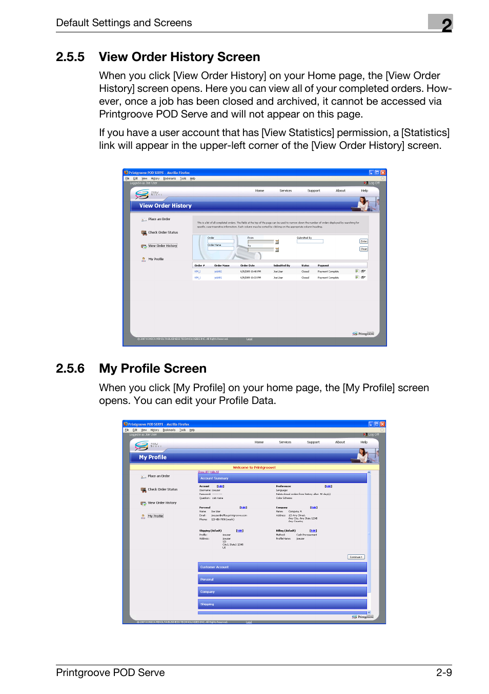 Konica Minolta Printgroove User Manual | Page 21 / 127