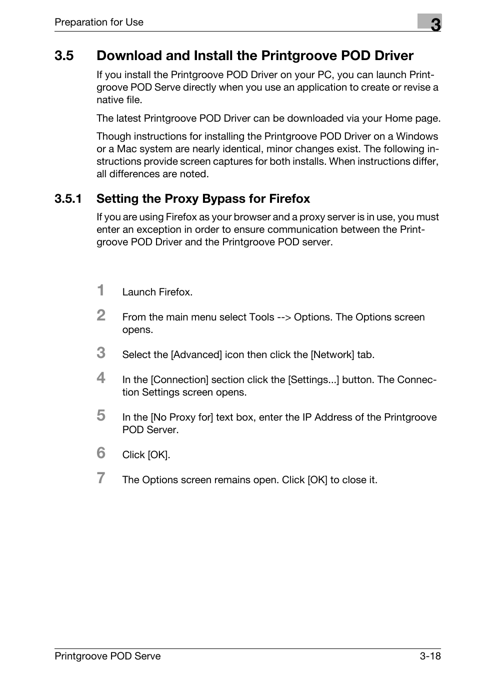 5 download and install the printgroove pod driver | Konica Minolta Printgroove User Manual | Page 40 / 127