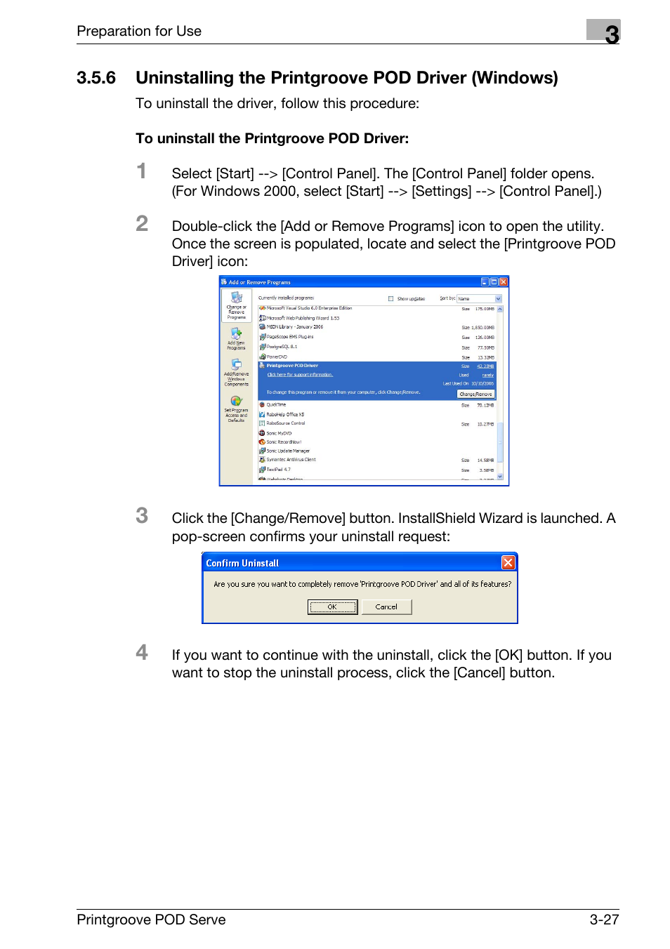 Konica Minolta Printgroove User Manual | Page 49 / 127