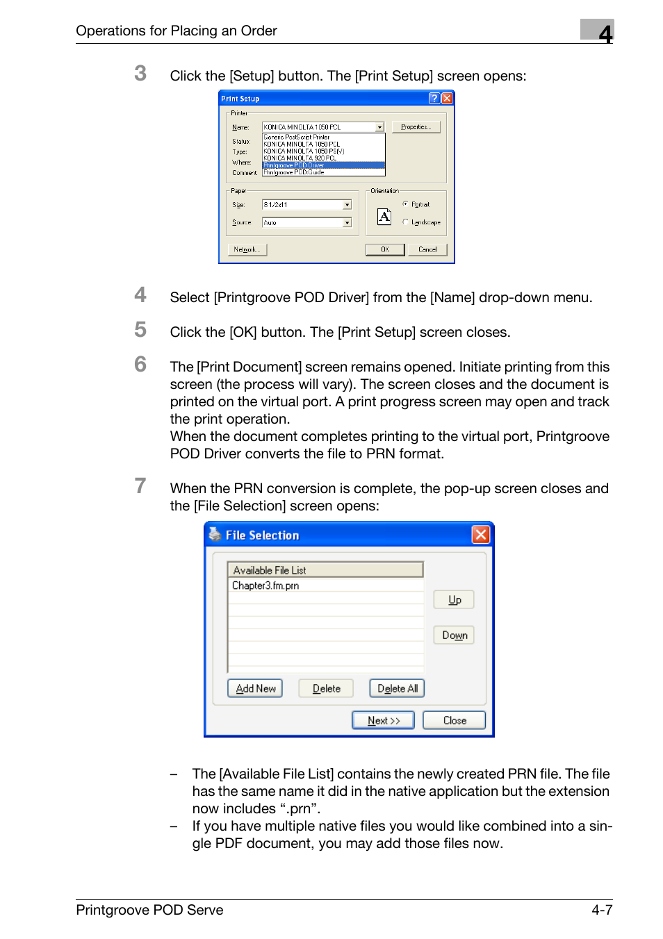 Konica Minolta Printgroove User Manual | Page 59 / 127