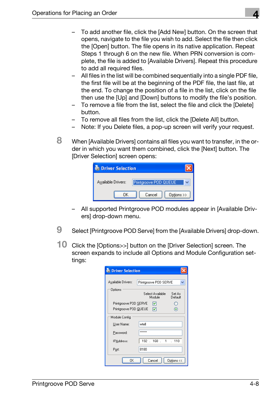 Konica Minolta Printgroove User Manual | Page 60 / 127