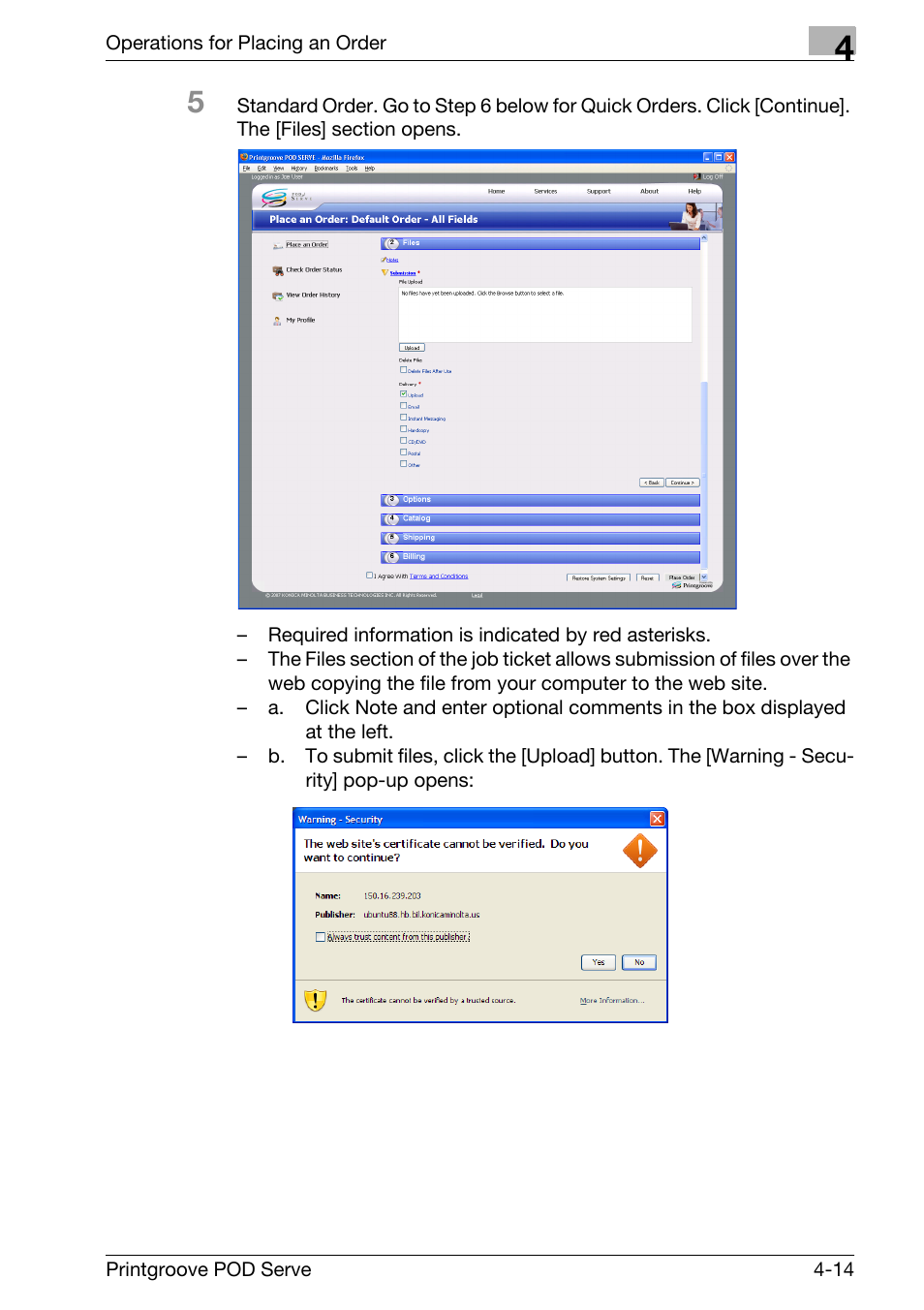 Konica Minolta Printgroove User Manual | Page 66 / 127