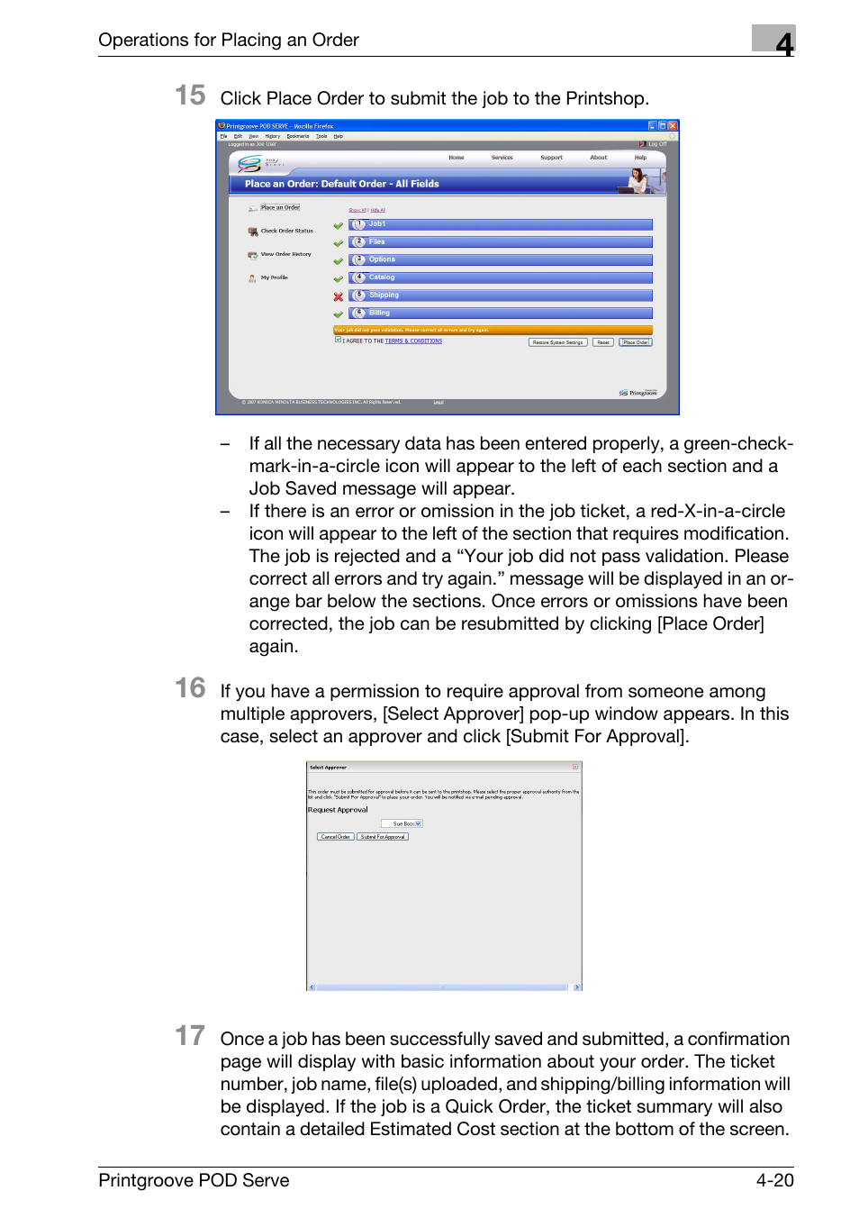 Konica Minolta Printgroove User Manual | Page 72 / 127