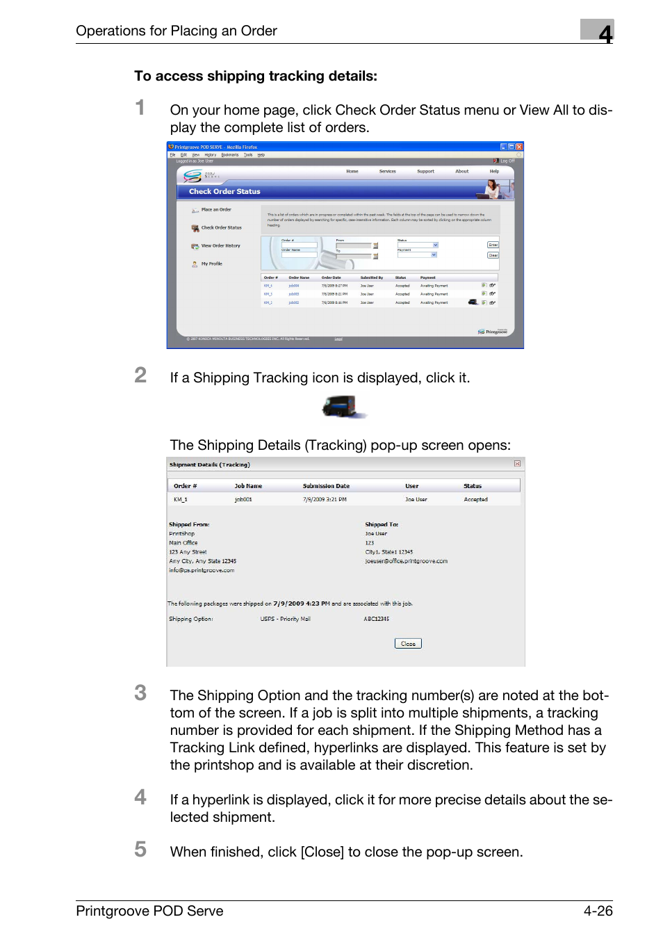 Konica Minolta Printgroove User Manual | Page 78 / 127