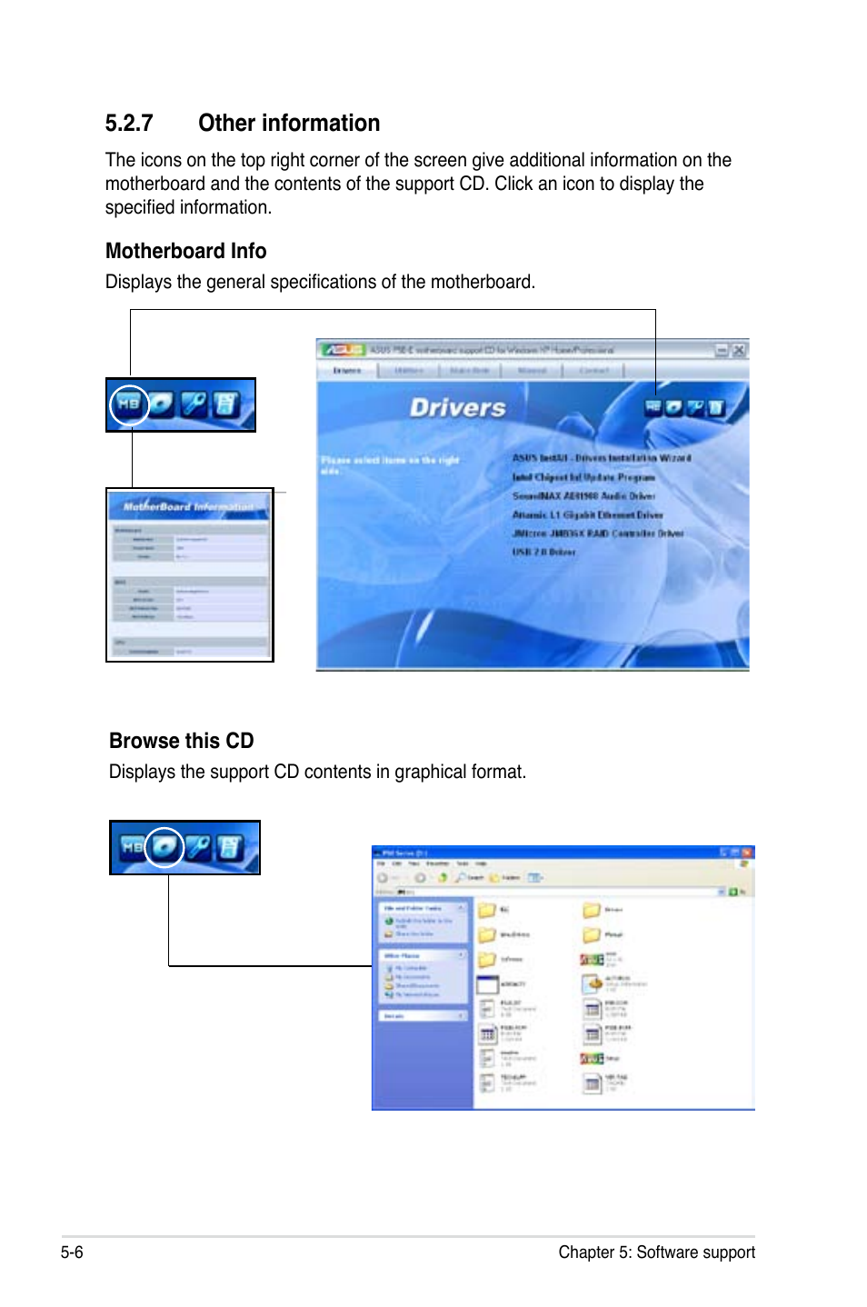 7 other information | Asus Motherboard P5B-E User Manual | Page 112 / 158