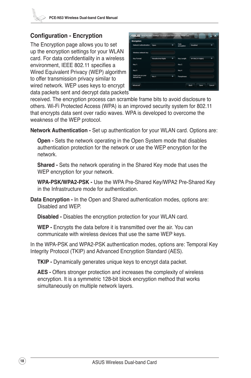 Asus Wireless Dual-band PCI-E Card PCE-N53 User Manual | Page 21 / 35