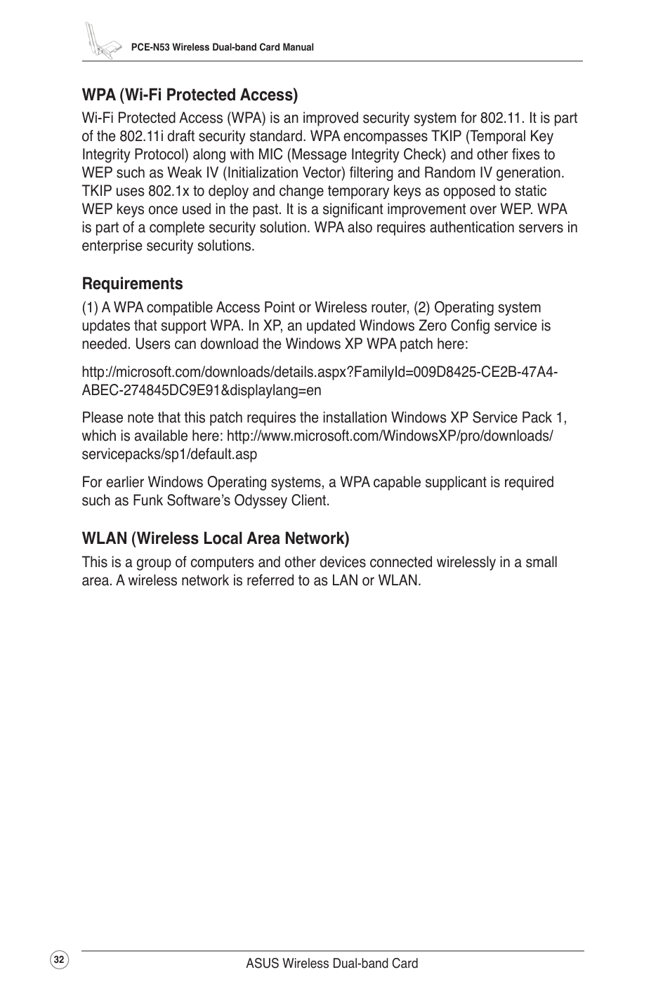 Asus Wireless Dual-band PCI-E Card PCE-N53 User Manual | Page 35 / 35