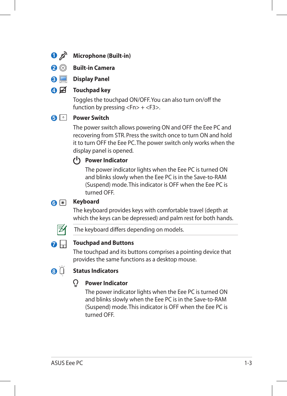 Asus EEE PC E5064 User Manual | Page 11 / 60