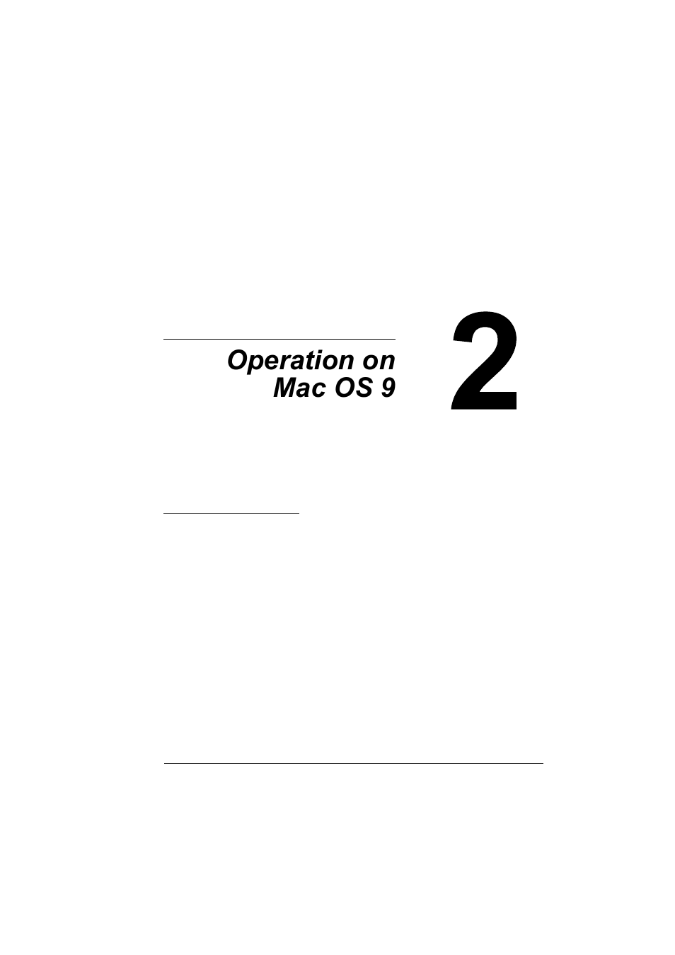 Operation on mac os 9, 2 operation on mac os 9 | Konica Minolta magicolor 5550 User Manual | Page 63 / 296