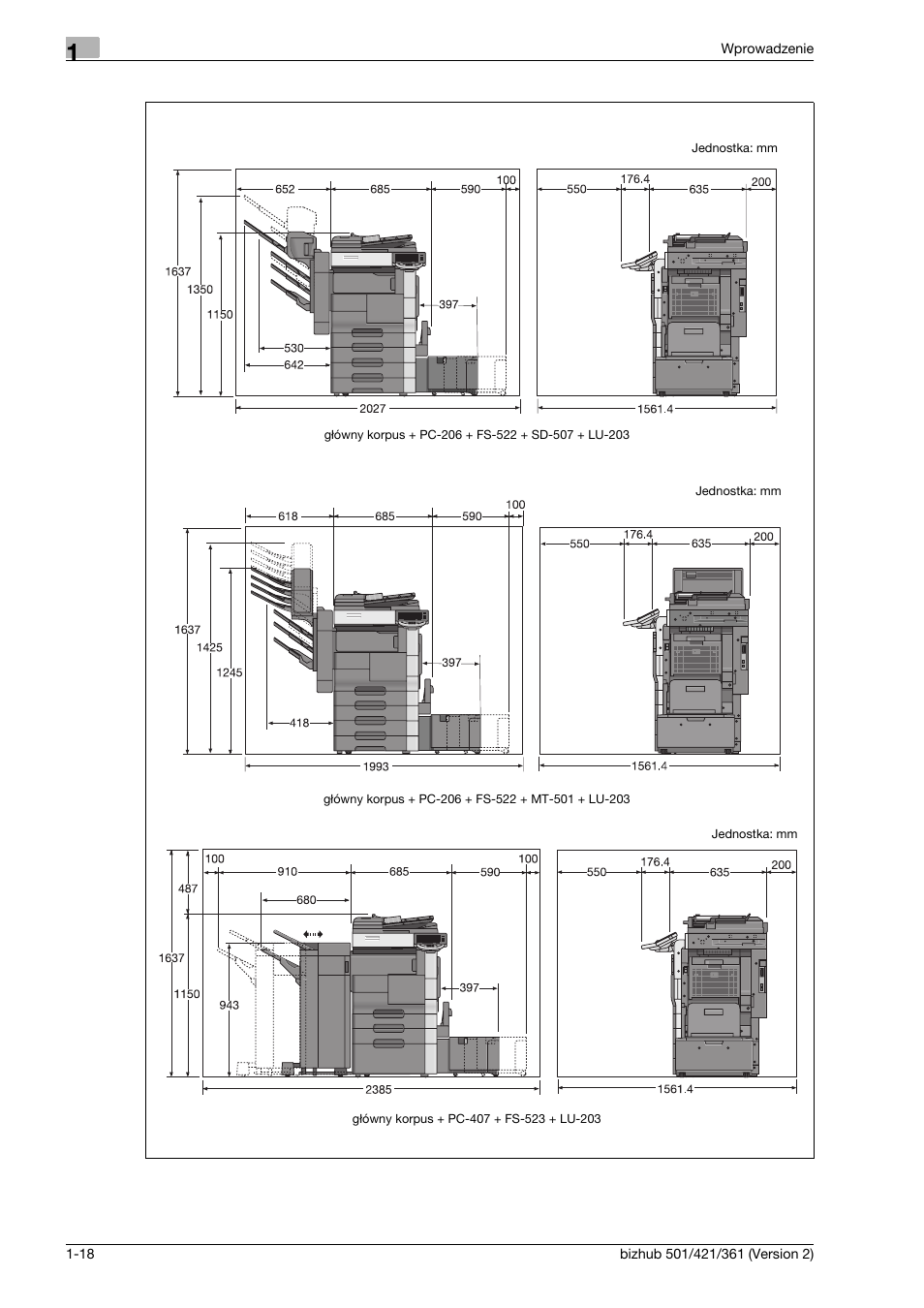 Konica Minolta bizhub 501 User Manual | Page 24 / 288