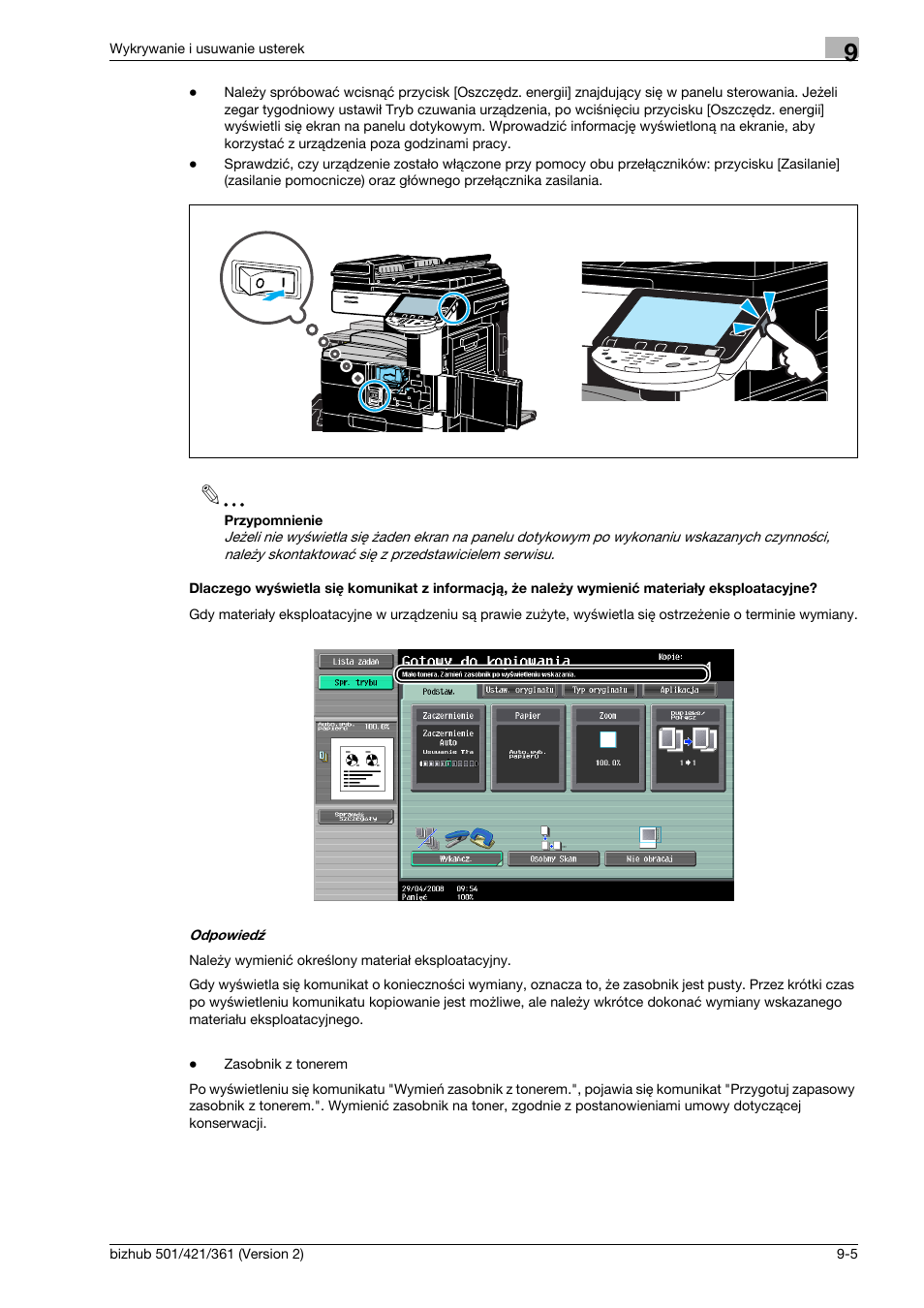 Konica Minolta bizhub 501 User Manual | Page 261 / 288