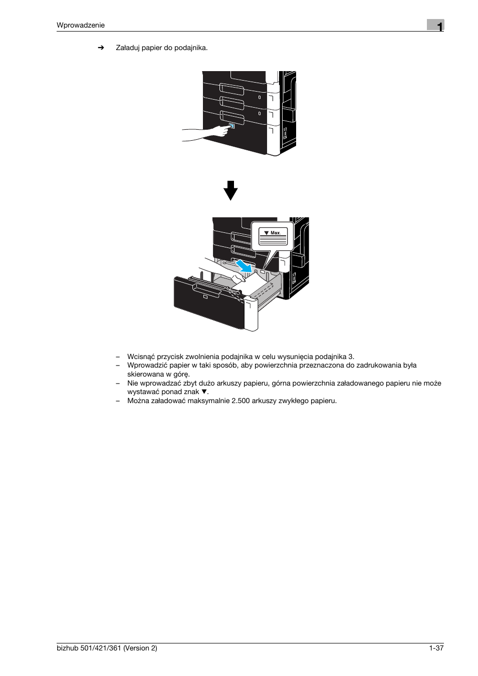 Konica Minolta bizhub 501 User Manual | Page 43 / 288