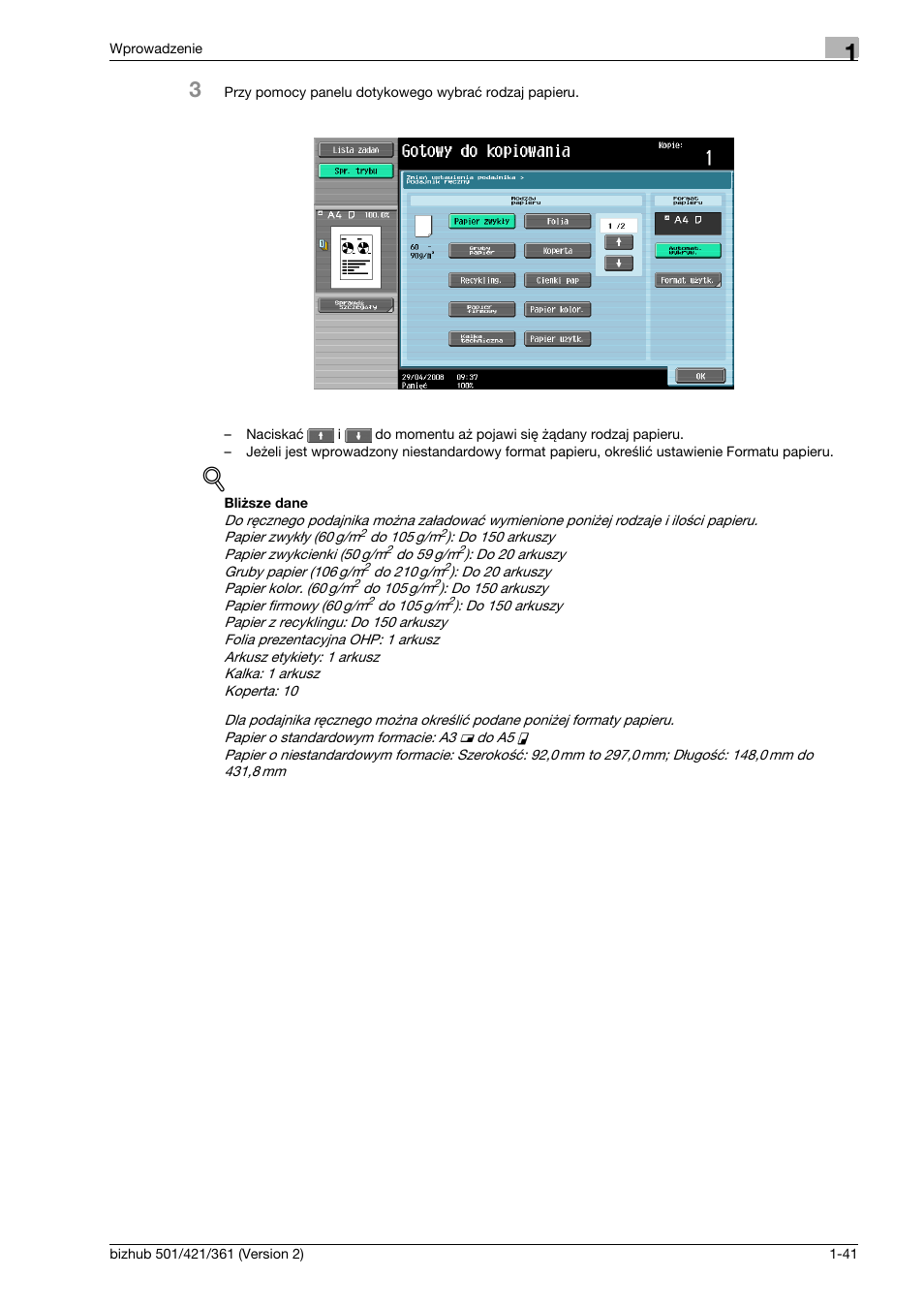 Konica Minolta bizhub 501 User Manual | Page 47 / 288