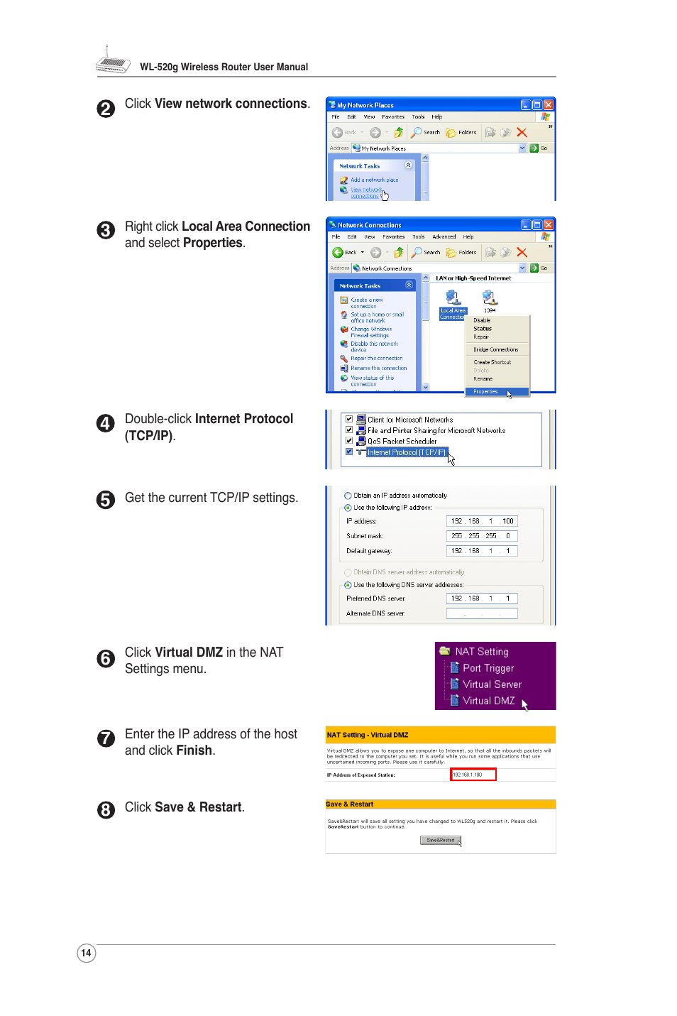 Asus WL-520G User Manual | Page 15 / 31