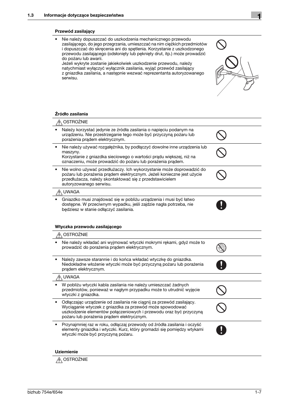 Konica Minolta bizhub 754e User Manual | Page 11 / 170