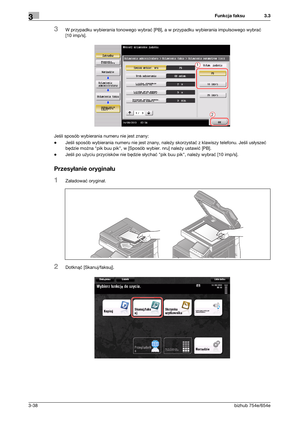 Przesyłanie oryginału | Konica Minolta bizhub 754e User Manual | Page 110 / 170