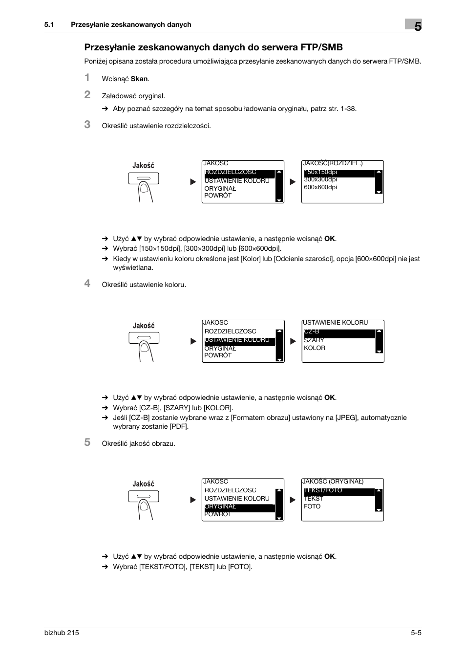 Konica Minolta Bizhub 215 User Manual | Page 107 / 128