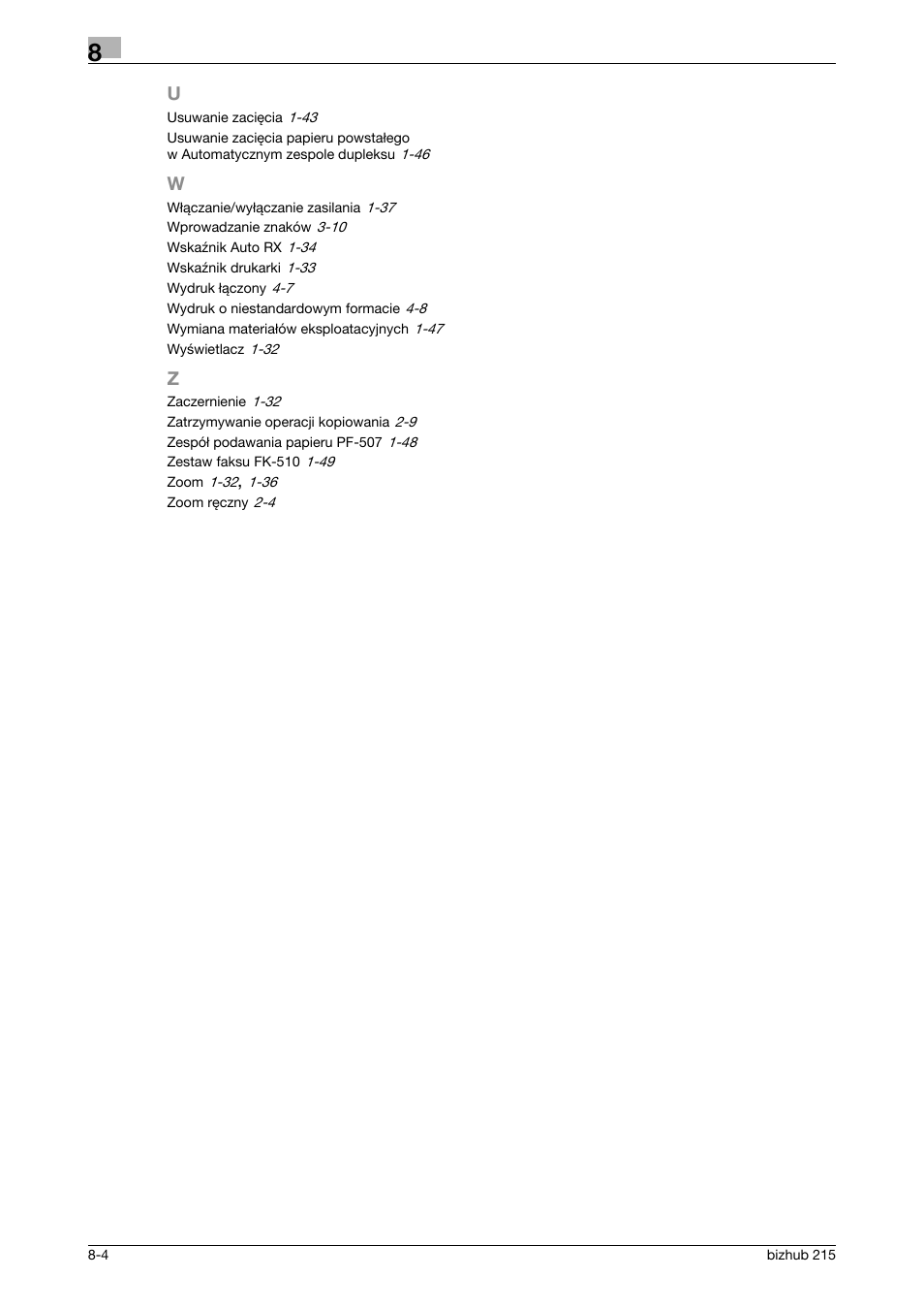 Konica Minolta Bizhub 215 User Manual | Page 128 / 128