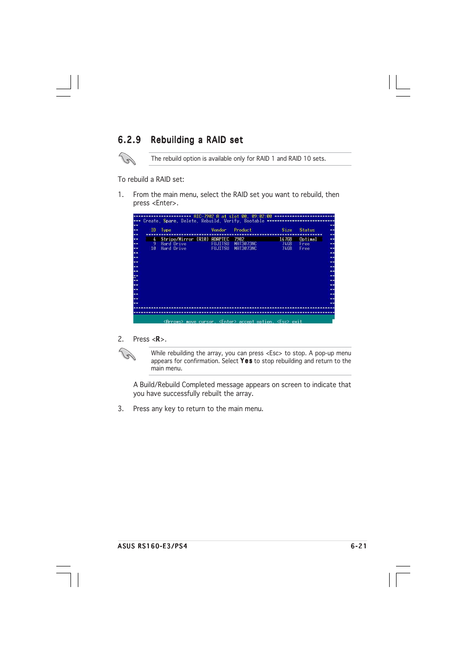 Asus 1U Rackmount Barebone Server RS160-E3/PS4 User Manual | Page 125 / 140