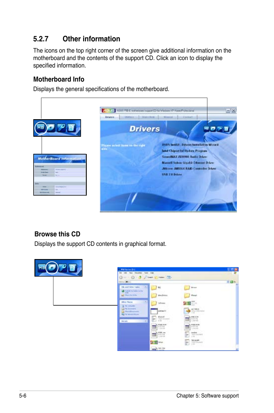 7 other information | Asus P5B-E Plus User Manual | Page 112 / 158