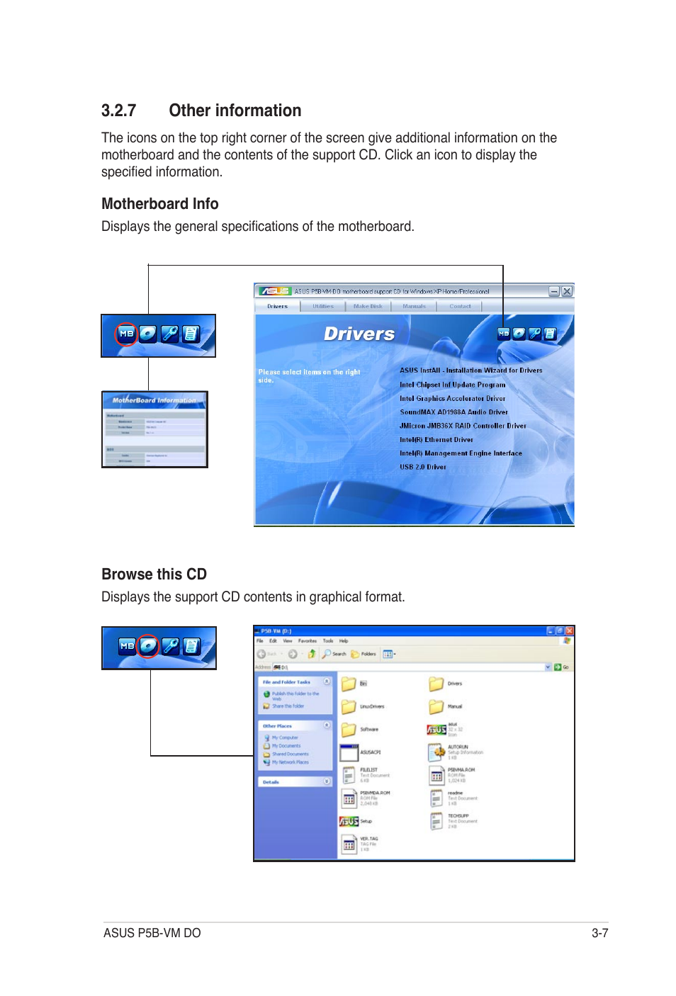 7 other information | Asus P5B-VM DO User Manual | Page 99 / 100