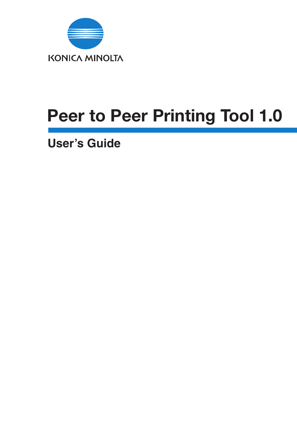 Konica Minolta BIZHUB C30P User Manual | 21 pages