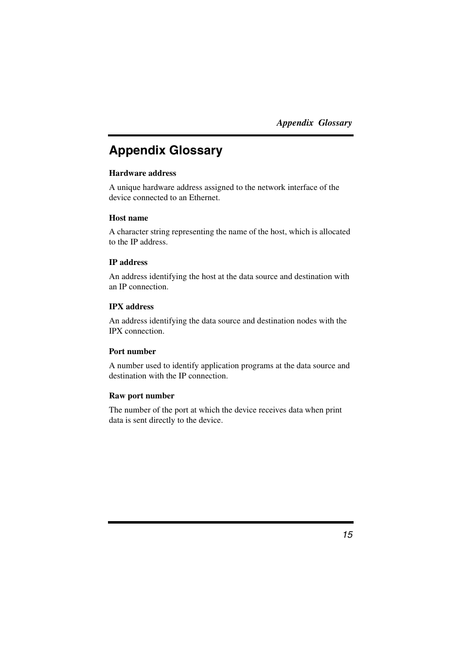 Appendix glossary | Konica Minolta BIZHUB C30P User Manual | Page 20 / 21