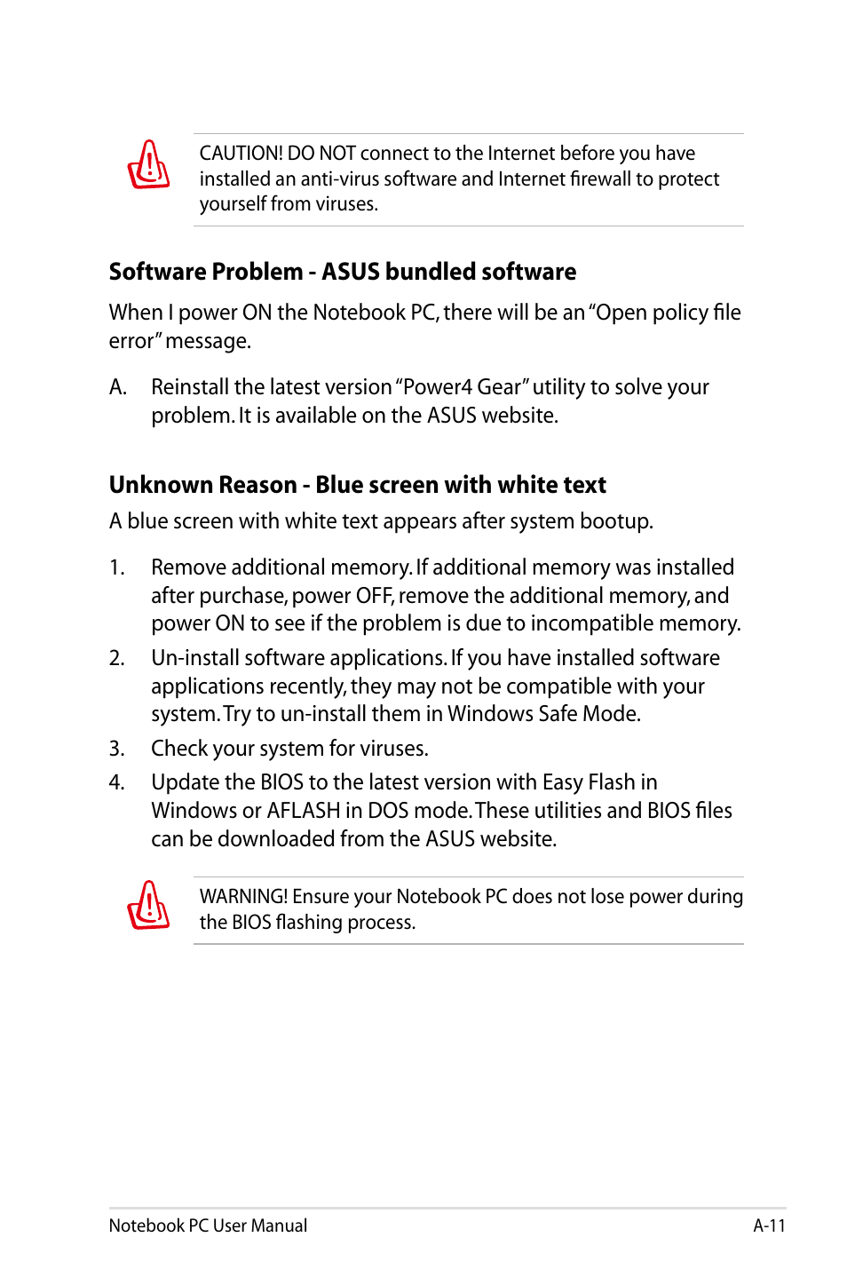 Asus E5165 User Manual | Page 81 / 108