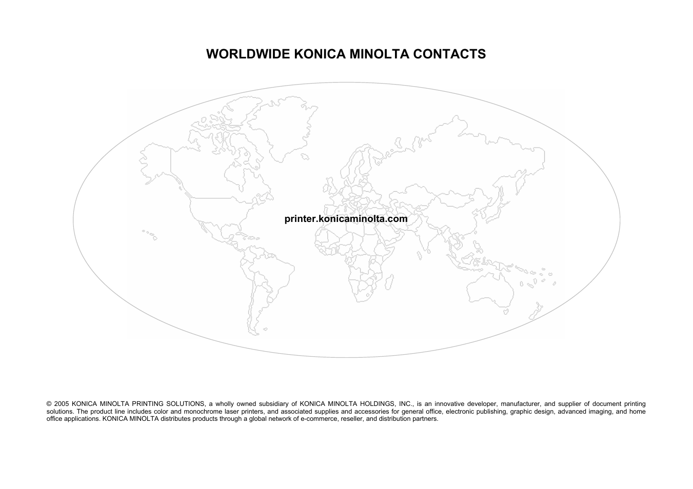 Konica Minolta PagePro 1400W User Manual | Page 2 / 60