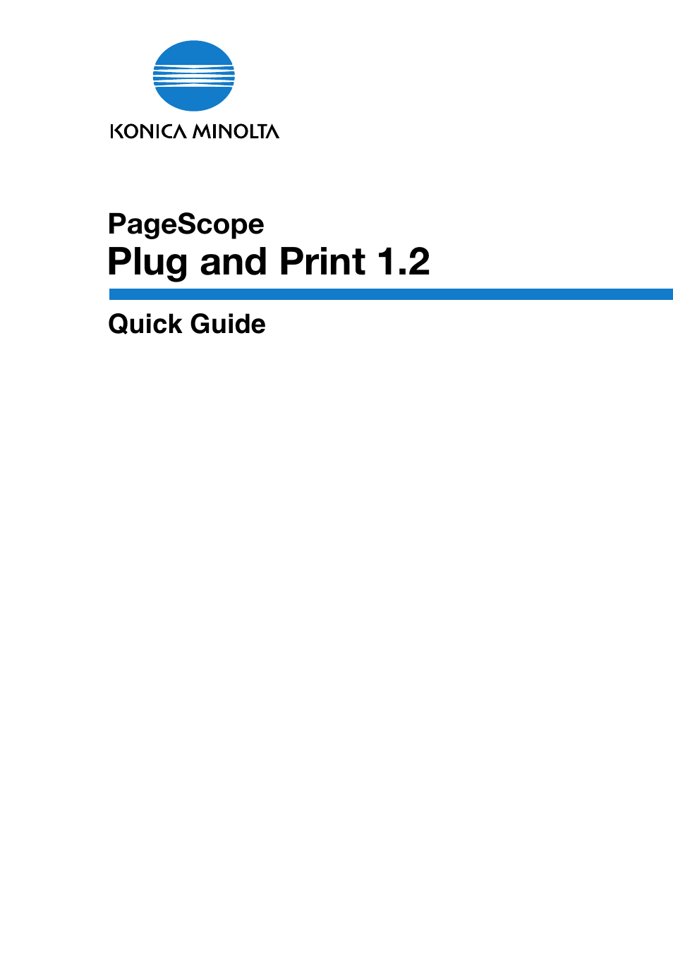 Konica Minolta BIZHUB C30P User Manual | 20 pages