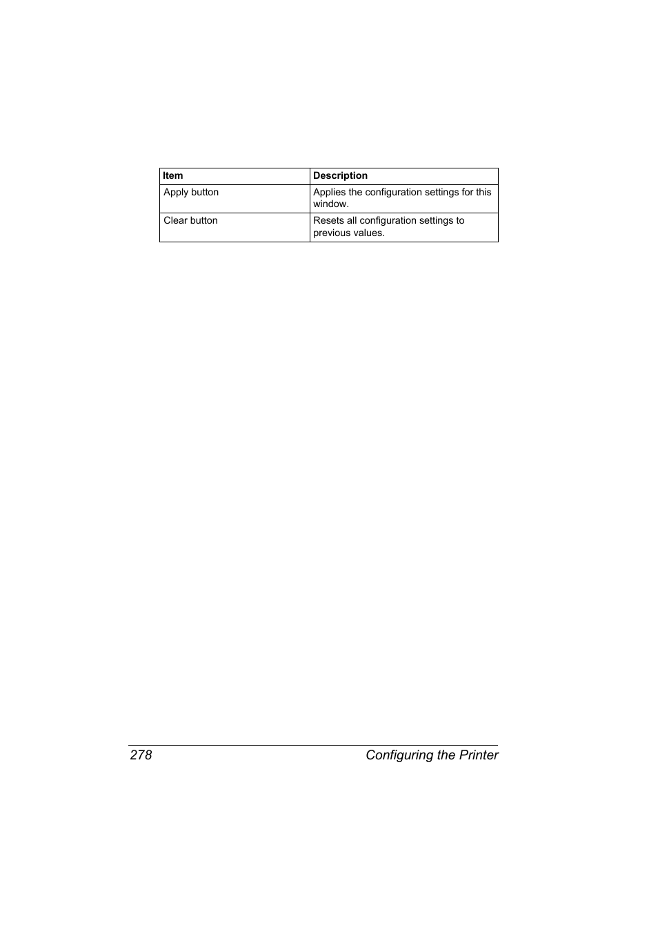 Configuring the printer 278 | Konica Minolta magicolor 4650EN User Manual | Page 296 / 334