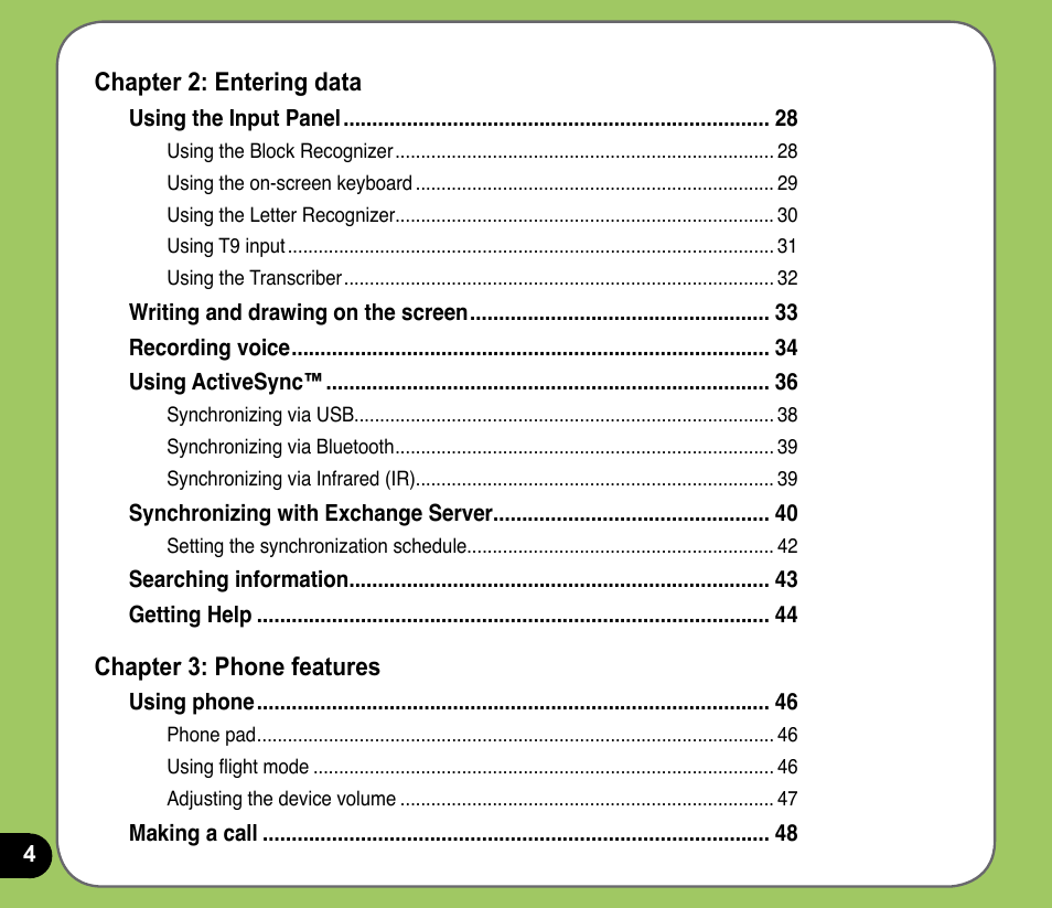 Asus P525 User Manual | Page 4 / 134