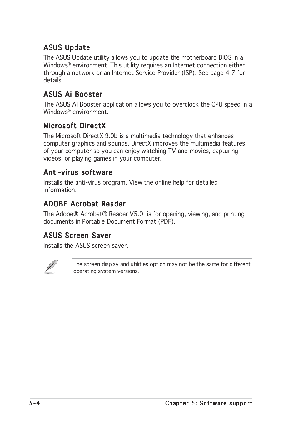 Asus P4GD1 User Manual | Page 102 / 122