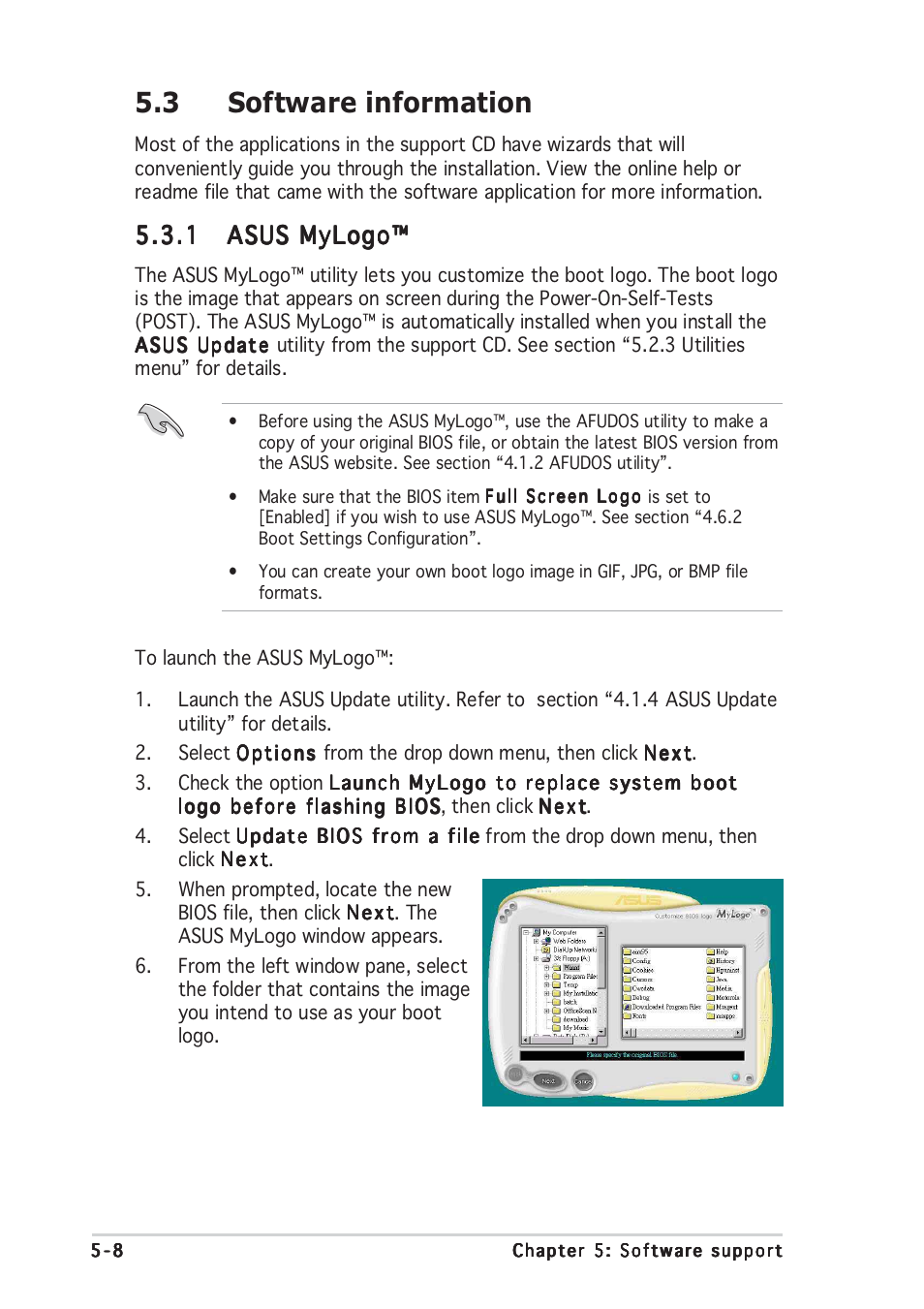 3 software information | Asus P4GD1 User Manual | Page 106 / 122