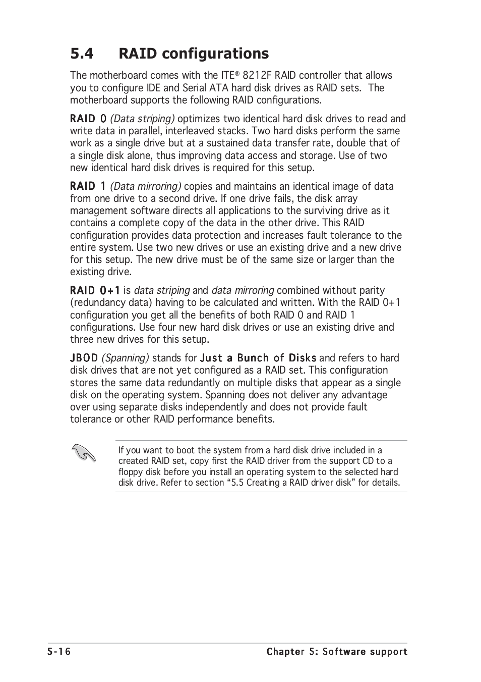 4 raid configurations | Asus P4GD1 User Manual | Page 114 / 122