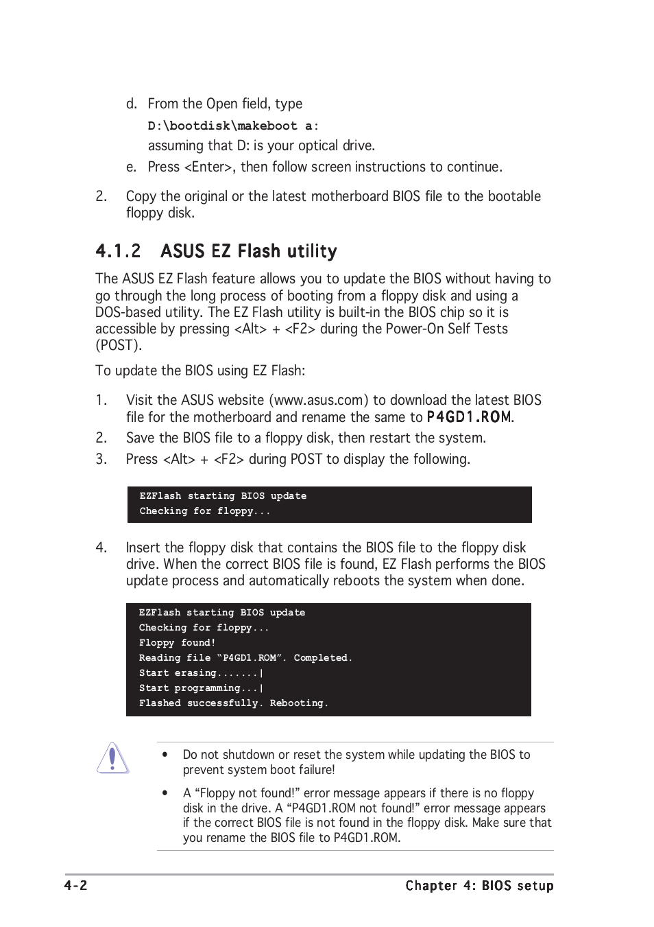 Asus P4GD1 User Manual | Page 60 / 122