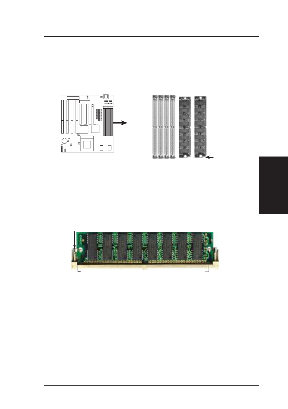 Iii. installation, 72 pin simm sockets | Asus VX97 User Manual | Page 17 / 60