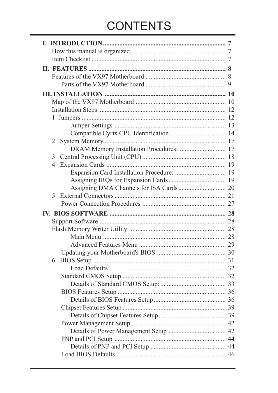 Asus VX97 User Manual | Page 4 / 60