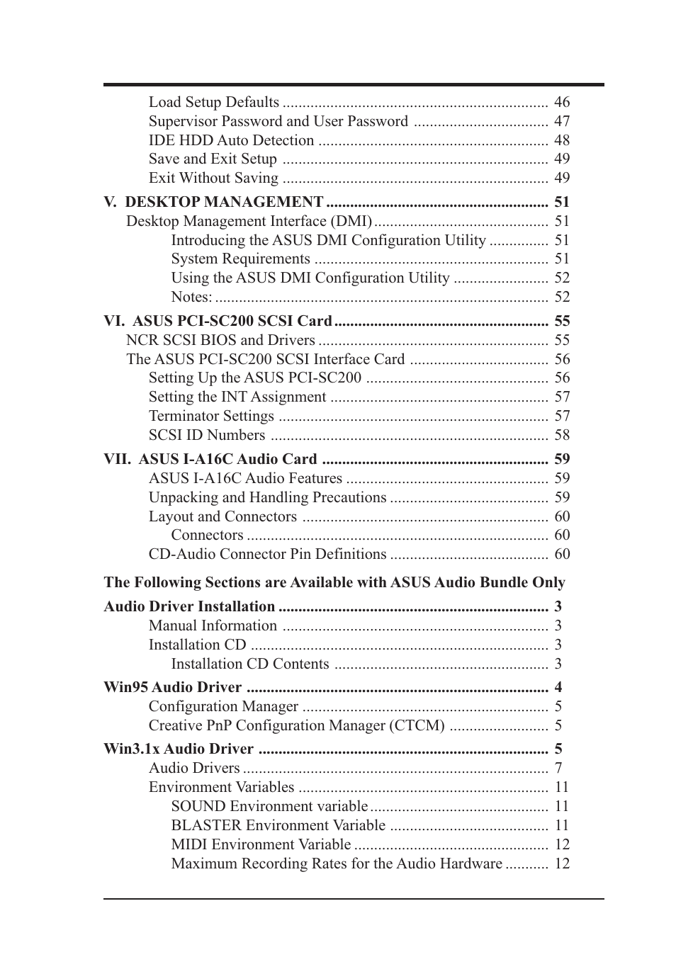 Asus VX97 User Manual | Page 5 / 60