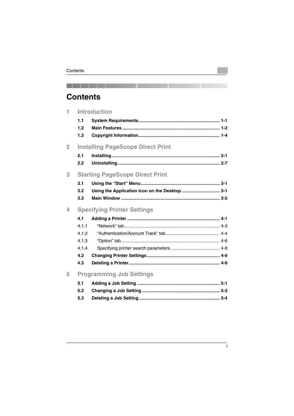 Konica Minolta bizhub C31P User Manual | Page 2 / 60