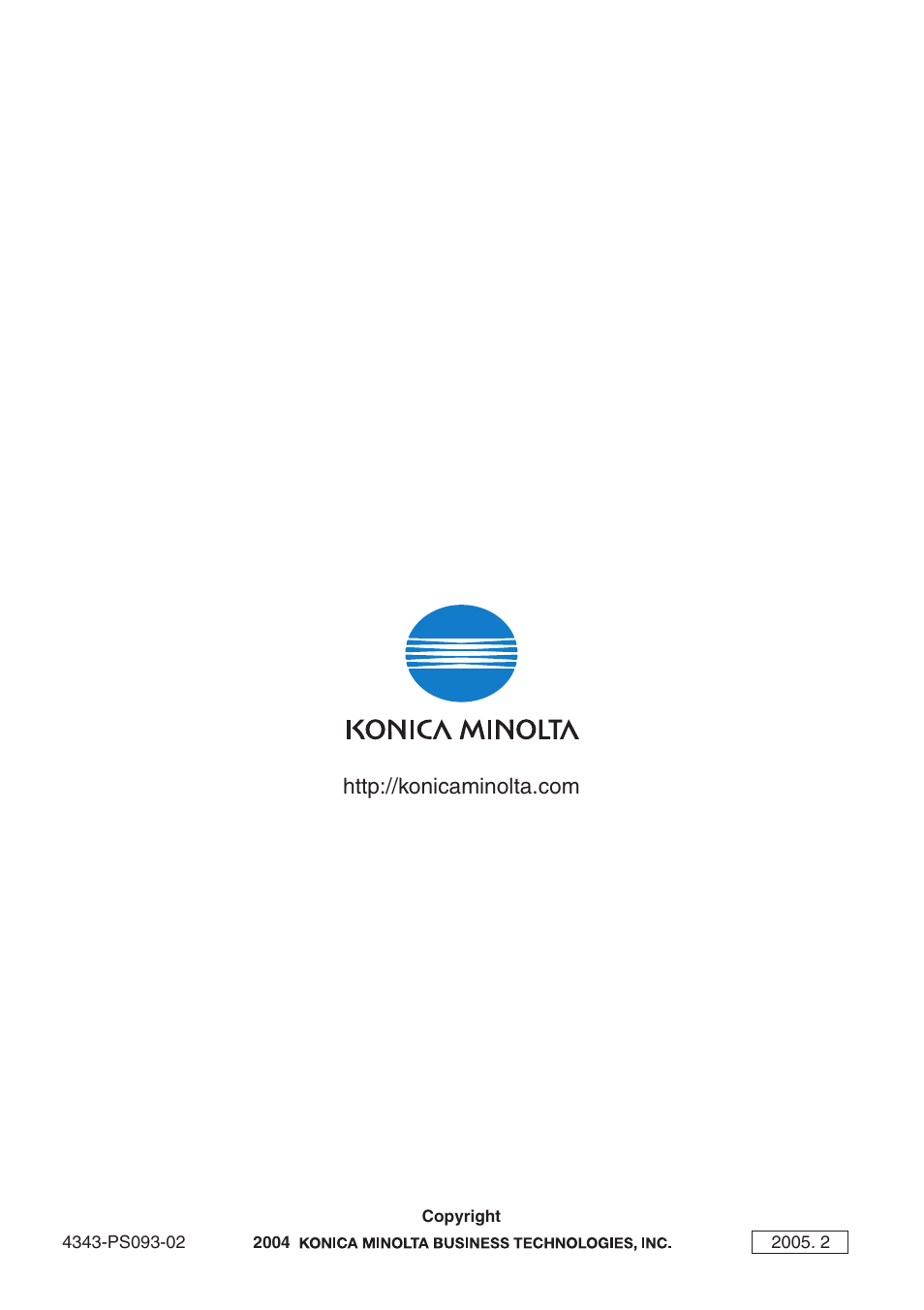 Konica Minolta BIZHUB C30P User Manual | Page 60 / 60