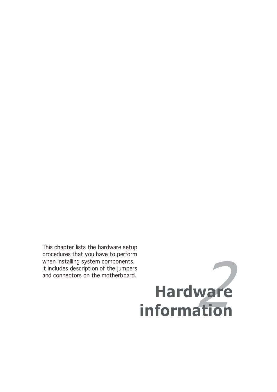Asus P5GD2 User Manual | Page 21 / 134