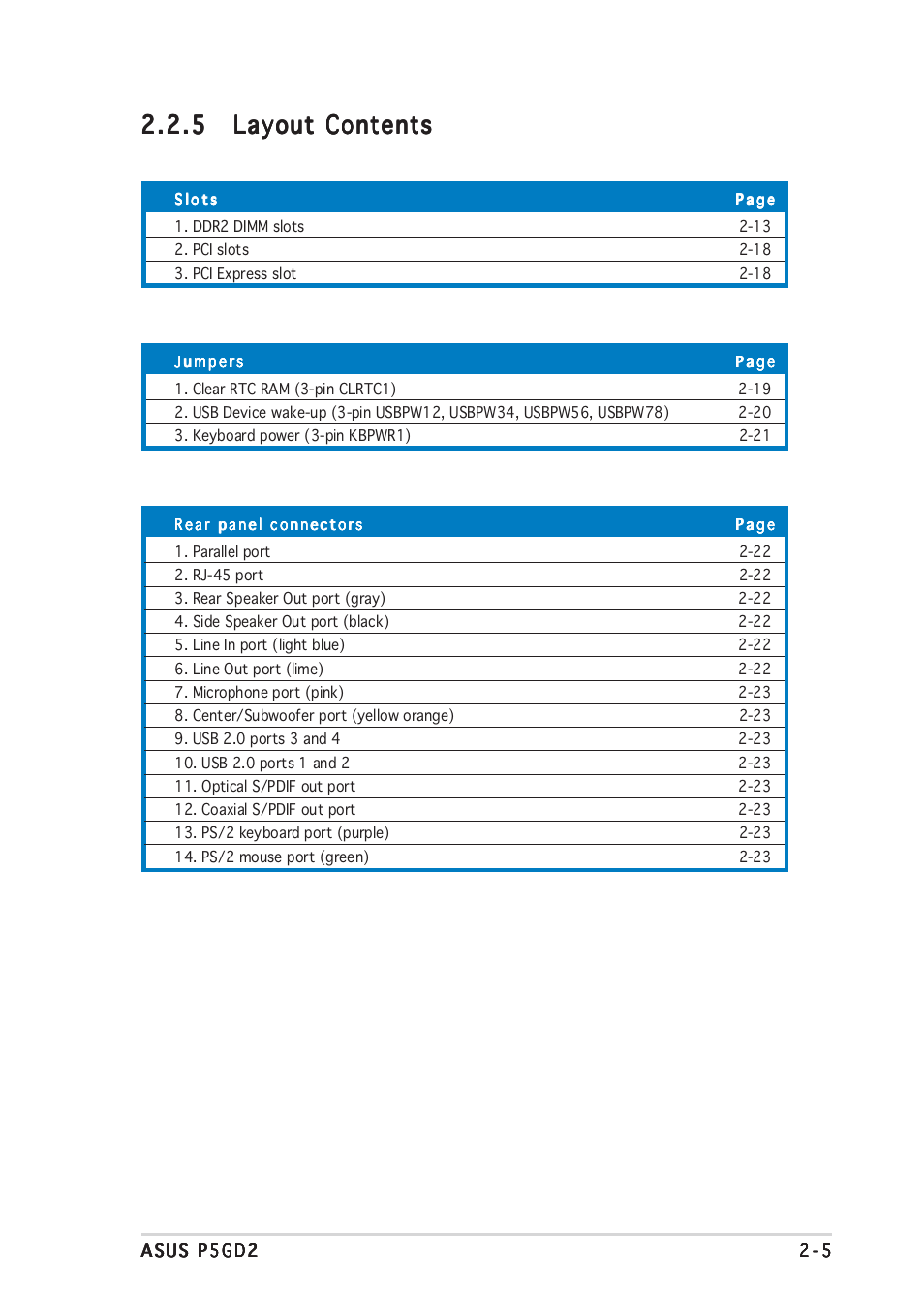 Asus P5GD2 User Manual | Page 27 / 134