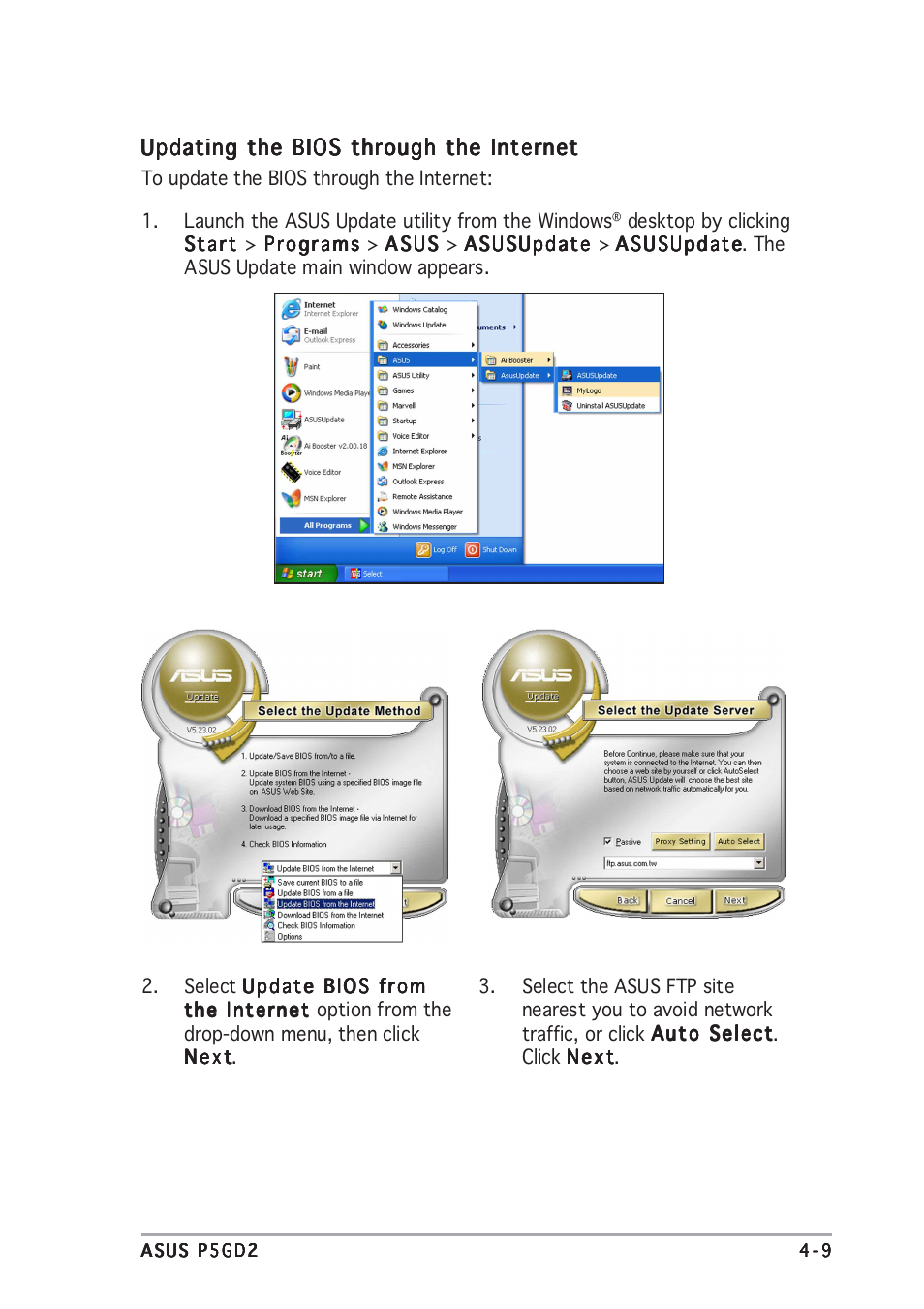 Asus P5GD2 User Manual | Page 69 / 134