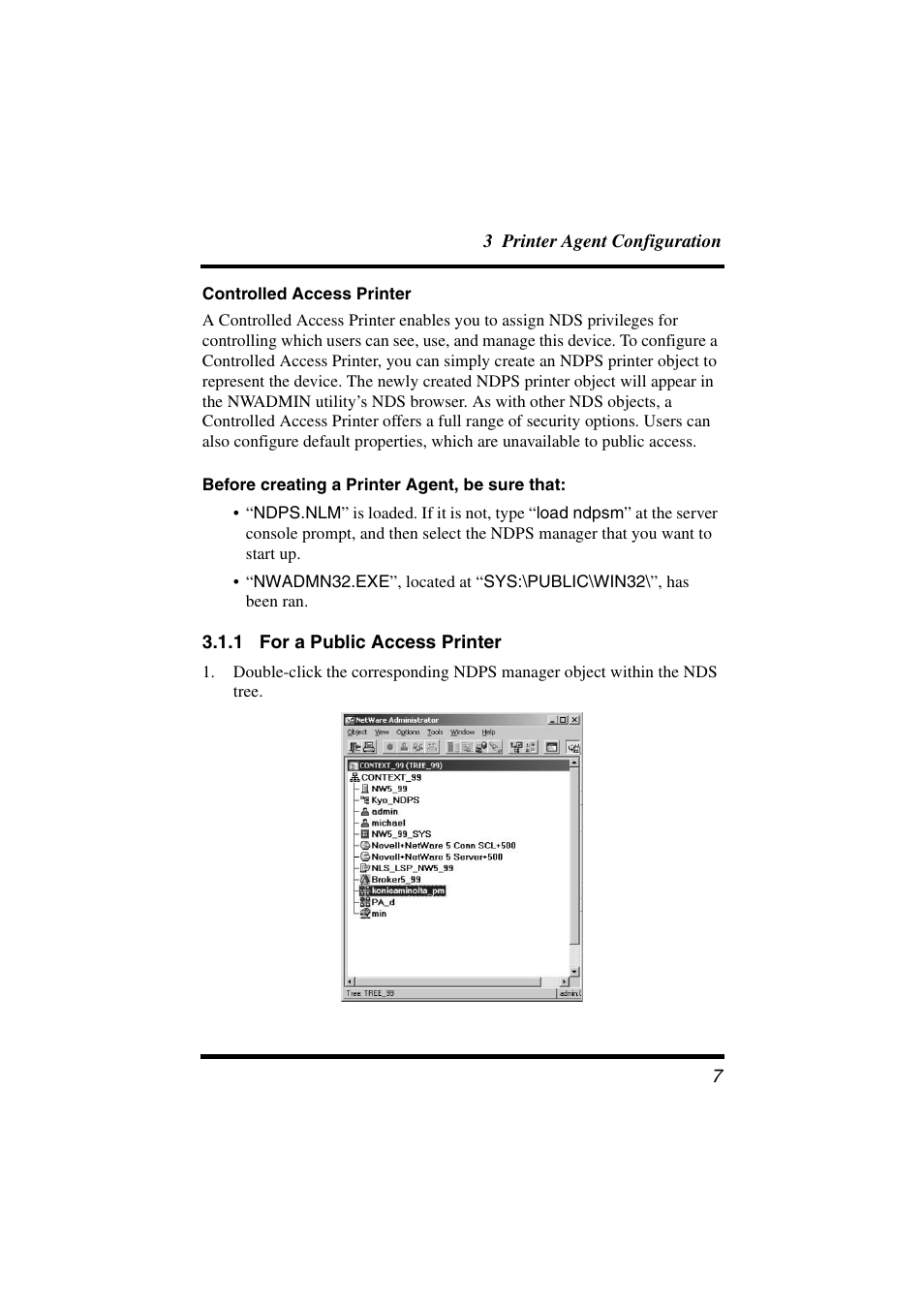 1 for a public access printer, For a public access printer | Konica Minolta BIZHUB C30P User Manual | Page 14 / 47