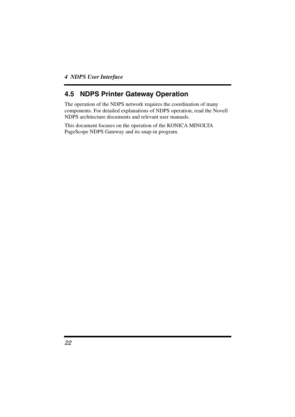 5 ndps printer gateway operation | Konica Minolta BIZHUB C30P User Manual | Page 29 / 47